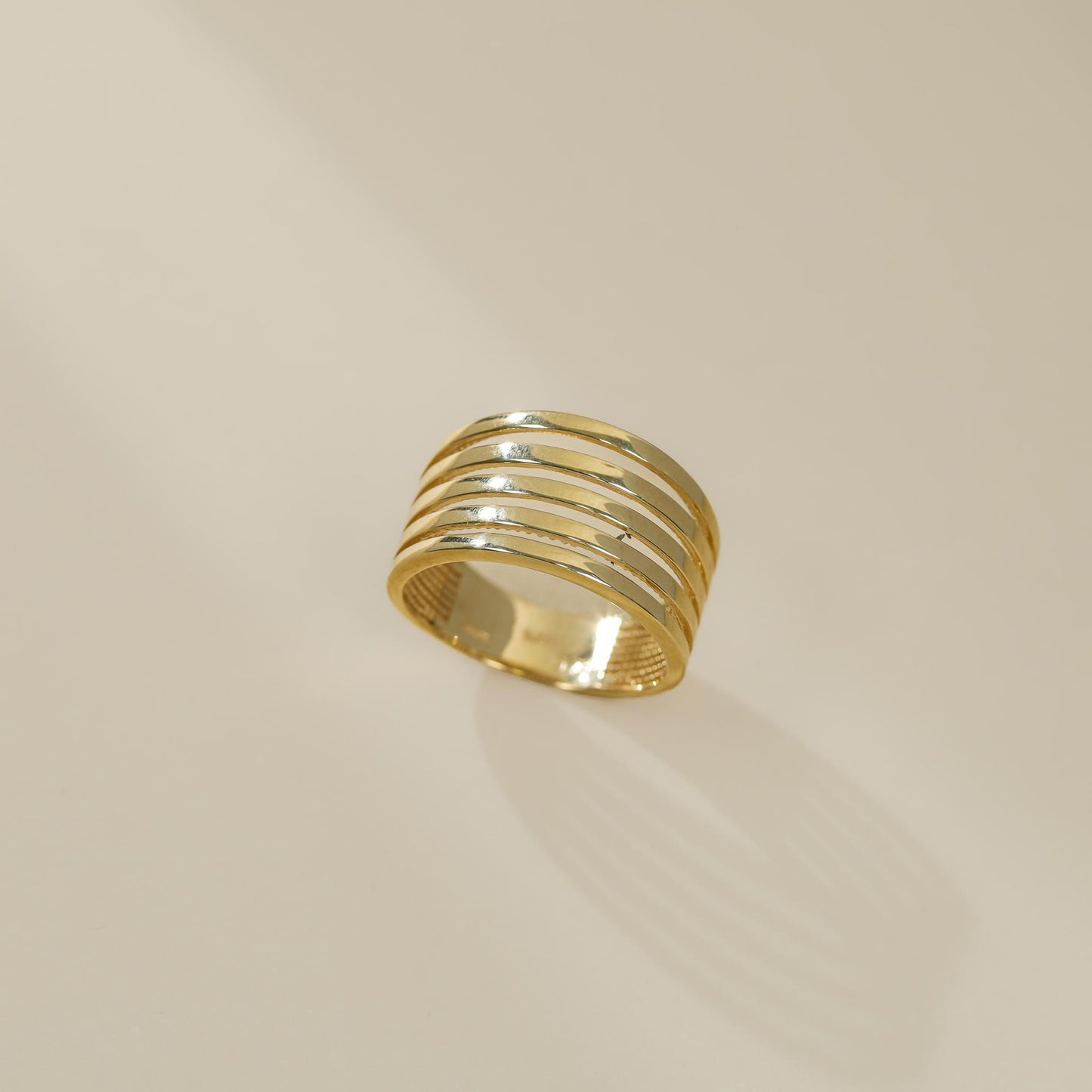 9ct Yellow Gold Multi Band Ring